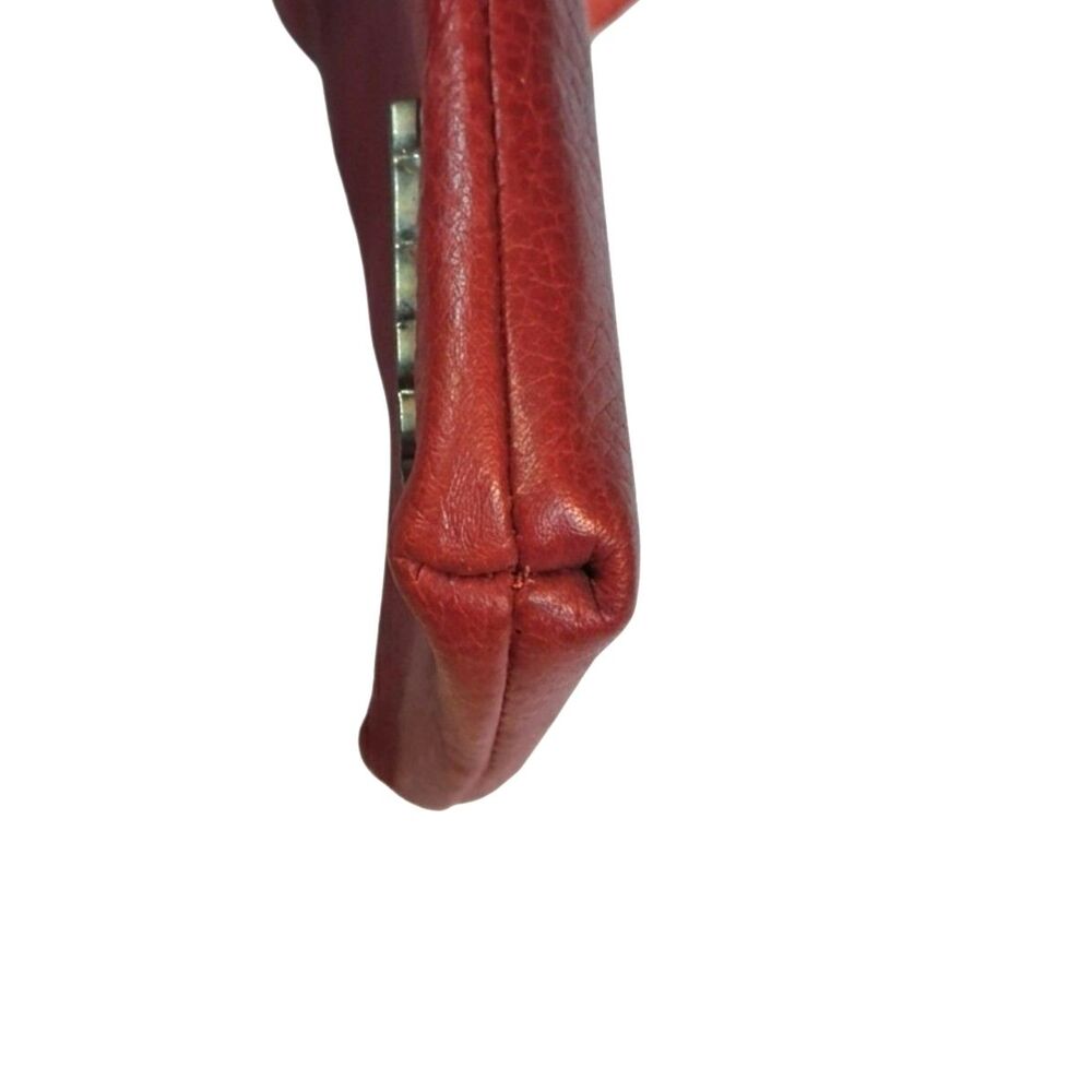 Fossil Red Cowhide Leather Swan Wristlet Coin Purse Wallet Coquette Cottagecore - Picture 5 of 13